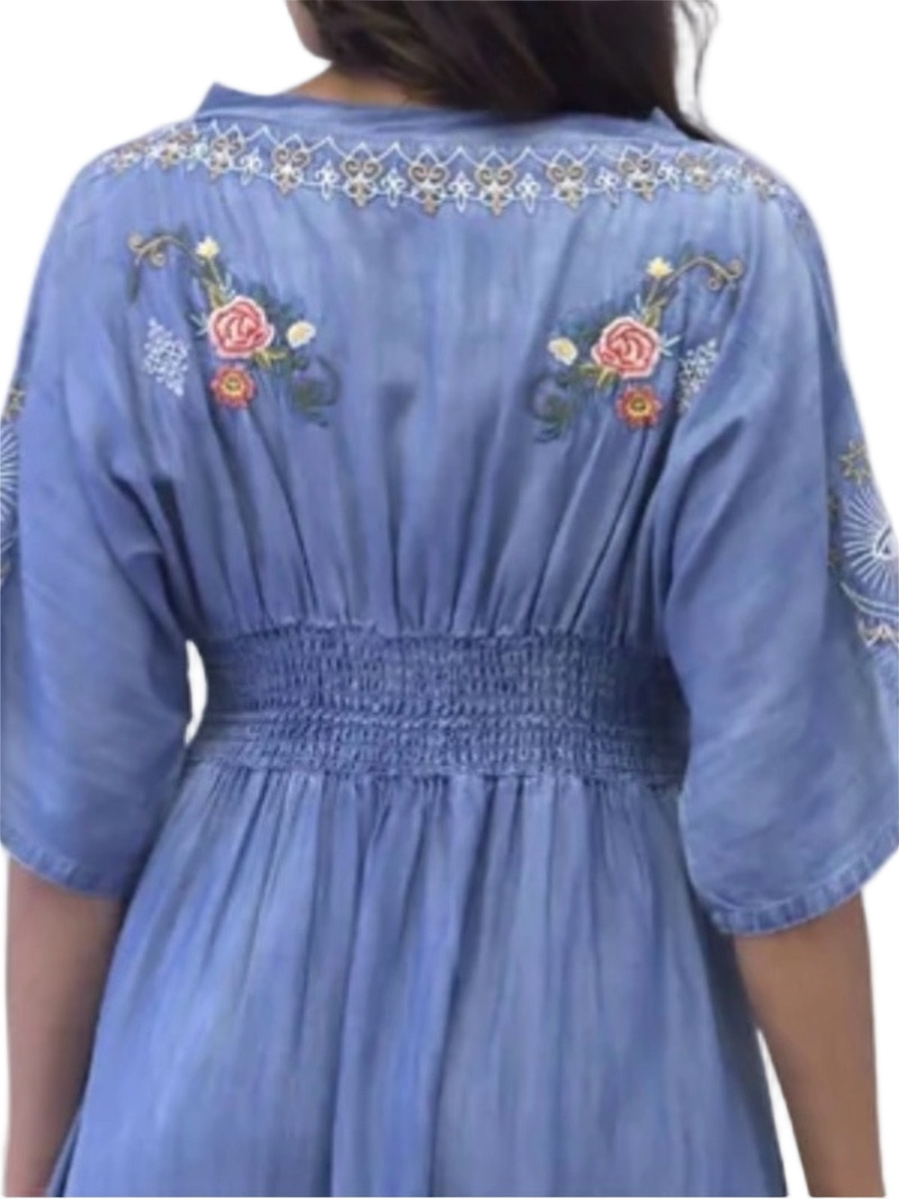 187. NWT WOMENS KYLA SEO S (FIT XL) DETAIL DRESS - Picture 3 of 4